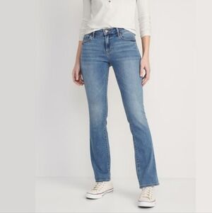 Old Navy Kicker Boot Cut Mid Rise Medium Wash Jeans (10) EUC